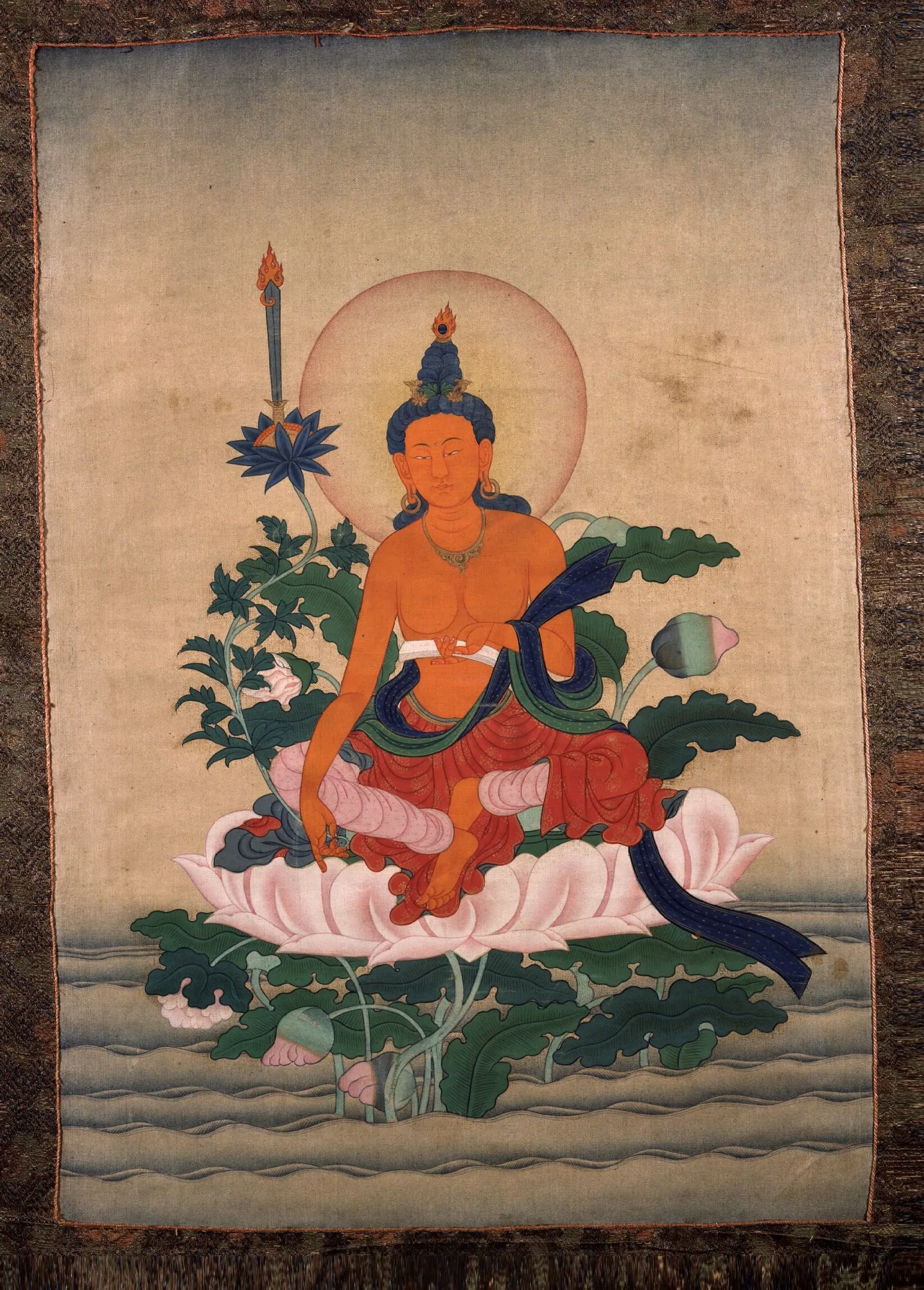文殊菩萨唐卡